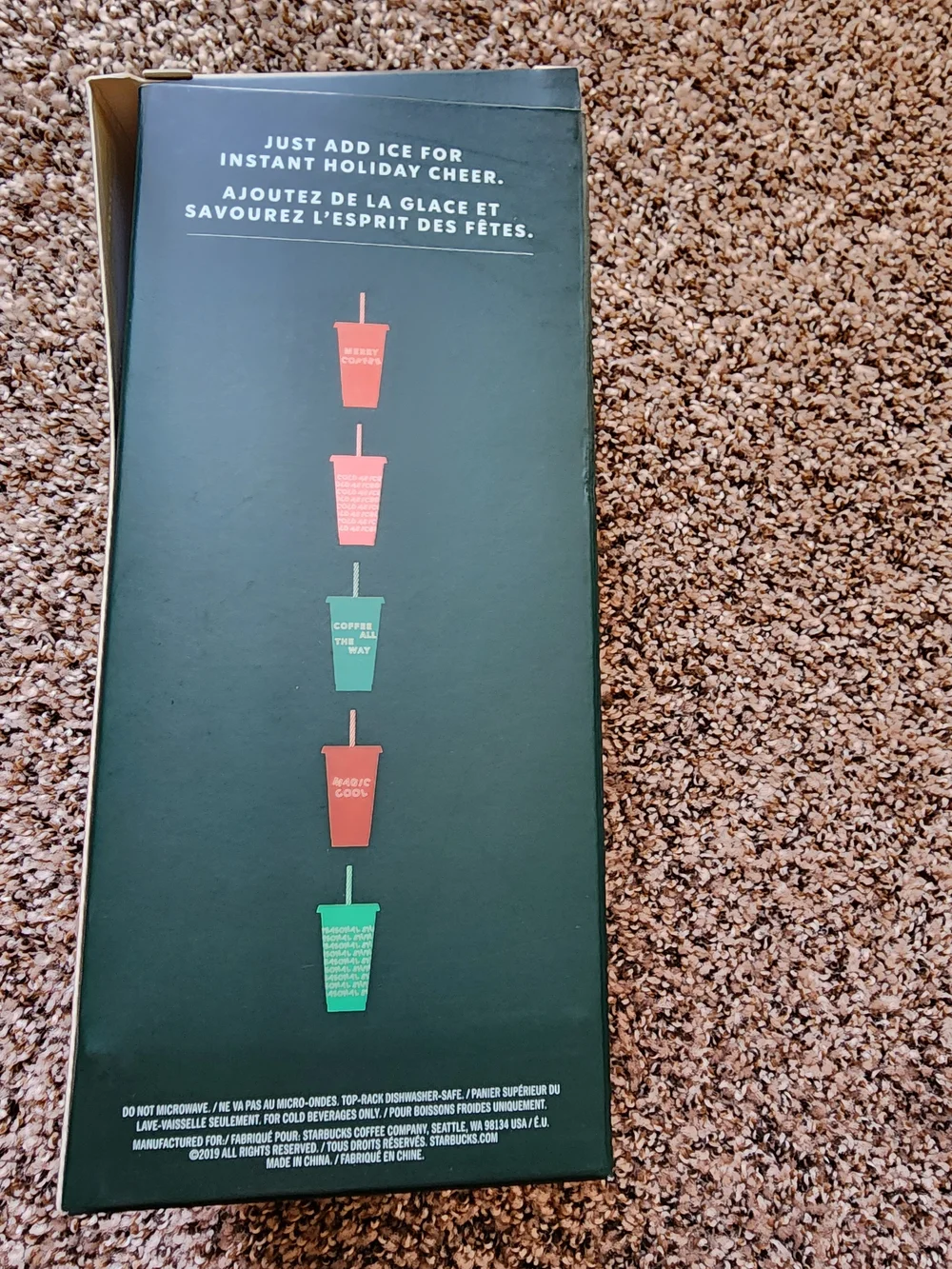 Starbucks - Cold Cups Set & Red Holiday Hot Cup Set